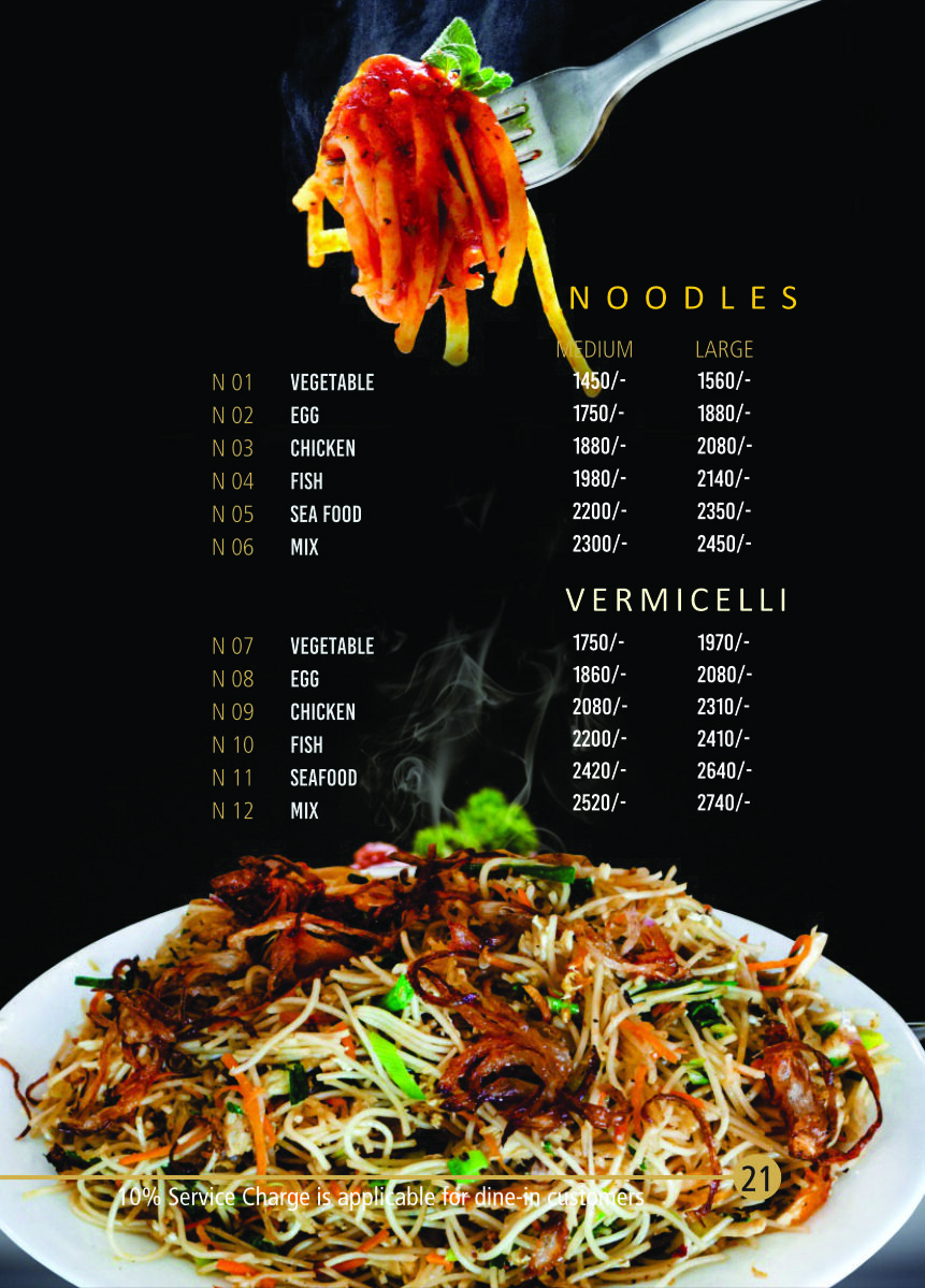 Menu Page 22